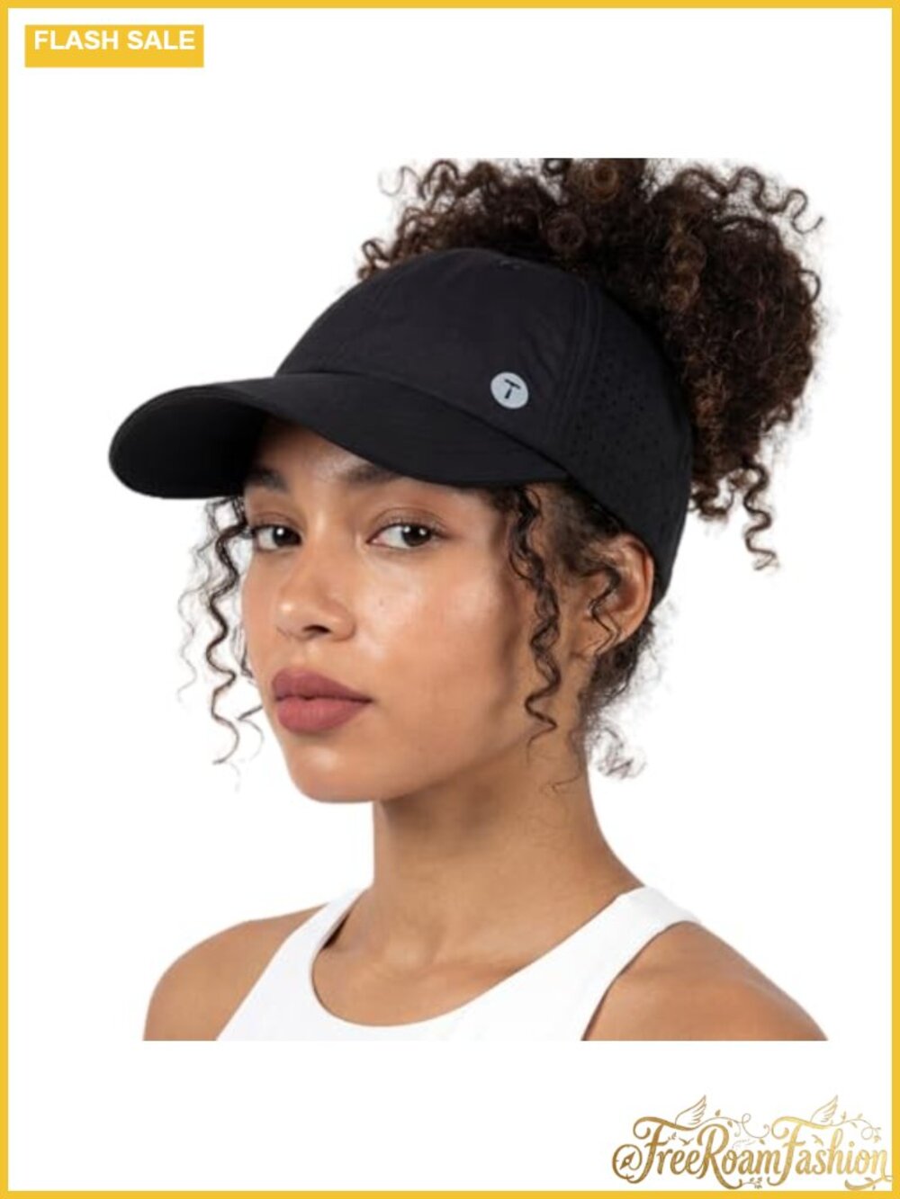 Cooling High Ponytail Baseball Cap UPF 50+ Sun Hat Moisture Wicking